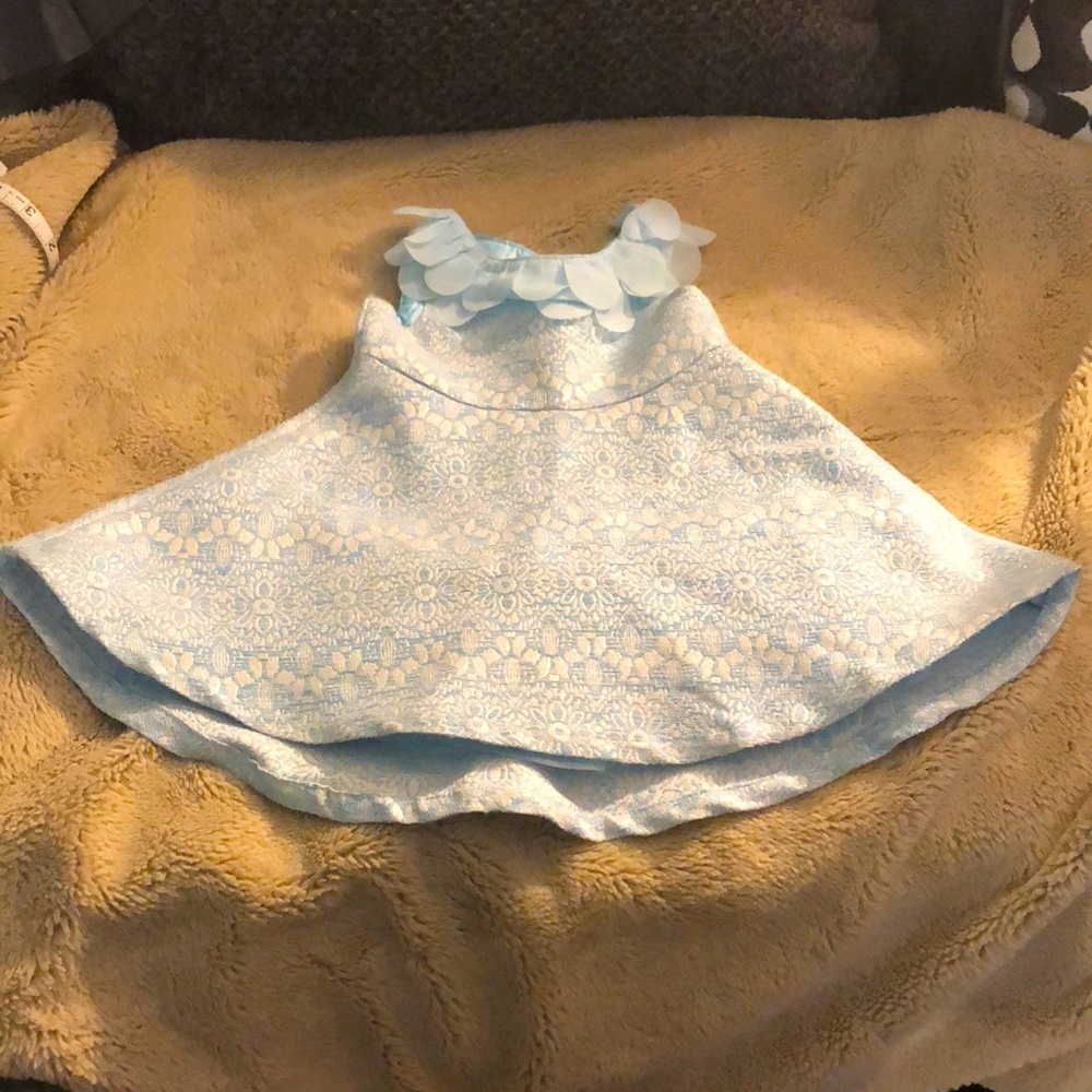 🔹4 for $30 Genuine Kids A-line Dress with lace petticoat, size 12mo